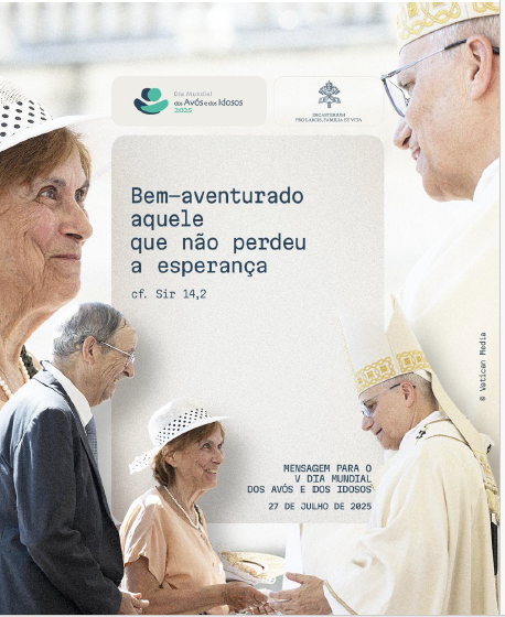 Papa Leão XIV profere sua mensagem pelo V dia mundial dos avós e da pessoa idosa