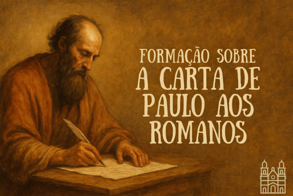 Carta de Paulo aos Romanos: mês da Bíblia. Fonte: Imagem gerada por IA.