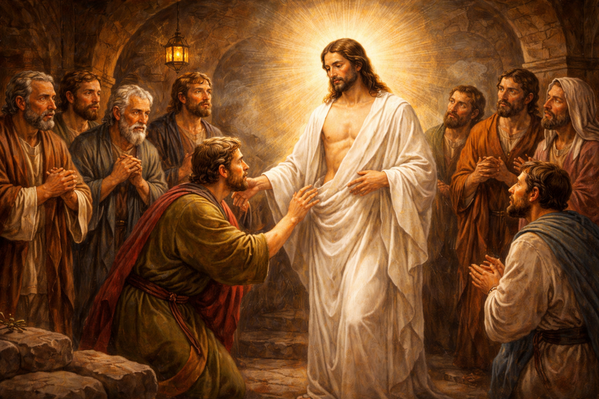 Jesus deseja a paz e envia em missão!